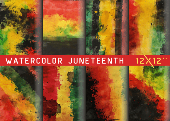 Celebrate with Style: Using Juneteenth Day Watercolor Texture
