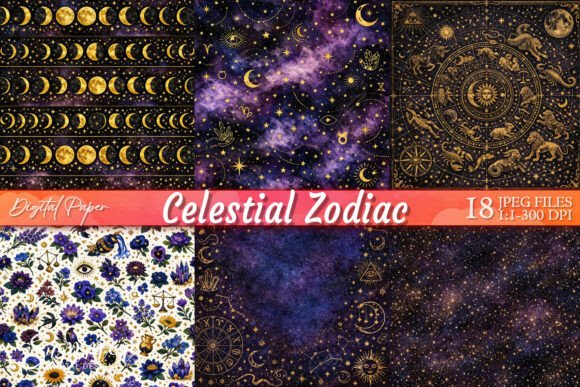 Celestial Rose & Zodiac Botanicals Paper: A Designer's Guide
