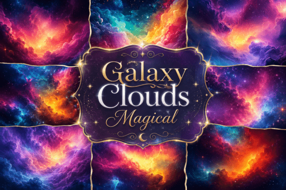 Galaxy Magical Clouds: A Font That Feels Like a Gentle Escape