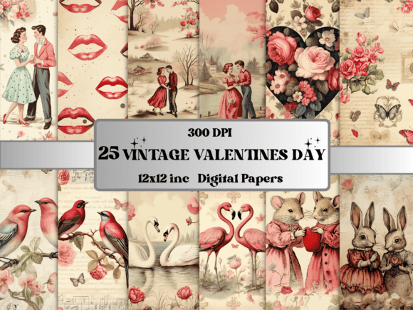Retro Valentine's Day Digital Paper: A Designer's Guide to Timeless Romance