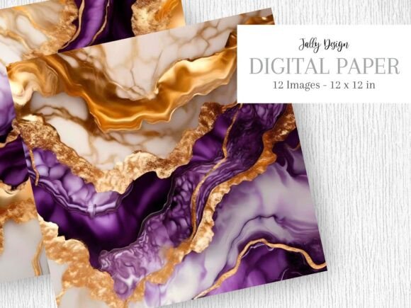 Royal Purple Luxury Alcohol Ink Art: A Guide to Fluid Elegance
