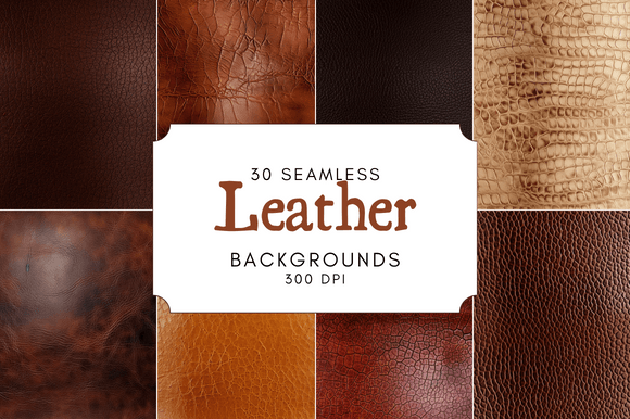 Seamless Leather Digital Paper: Authentic Texture for Modern Projects